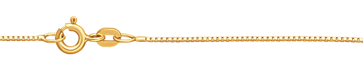 Kultainen riipusketju venetsia 0,7mm, 42cm