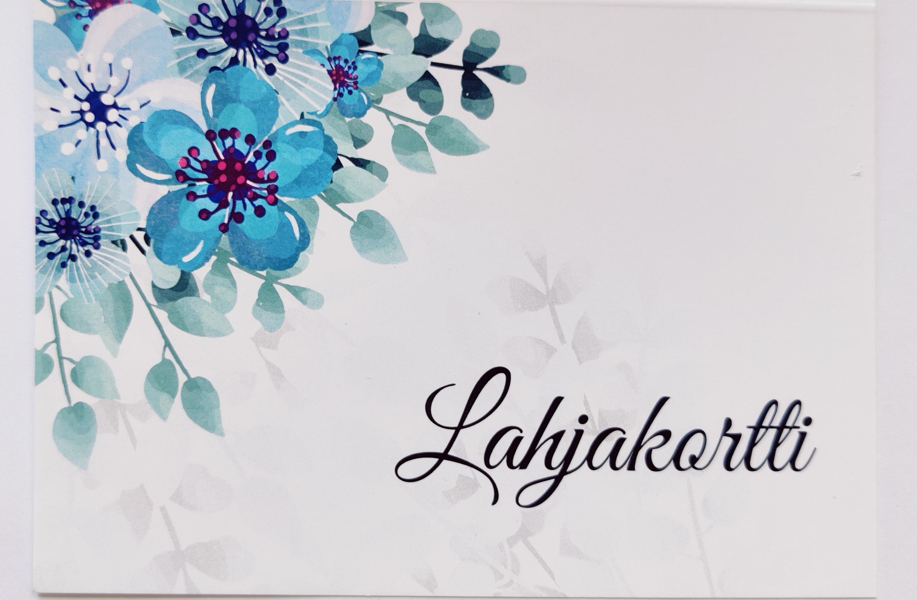 Lahjakortti kukka