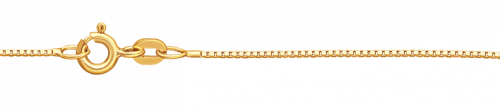 Kultainen riipusketju venetsia 0,7mm, 50cm