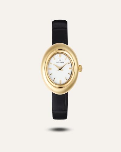 Mockberg Belle oval leather watch MB1414