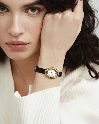 Mockberg Belle oval leather watch MB1414