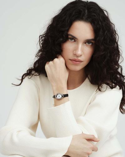 Mockberg Belle oval leather watch MB1415