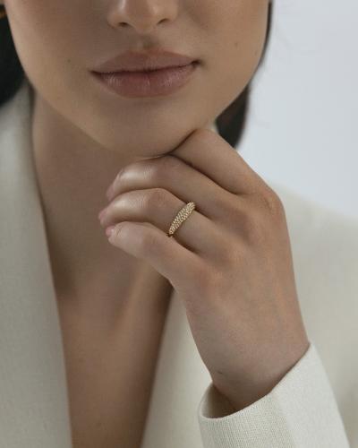 Mockberg Pave precious sormus