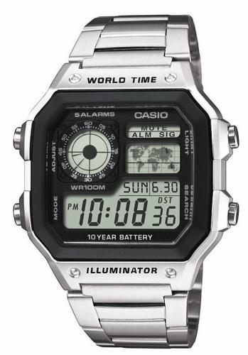 Casio digitaali metallirannekkella