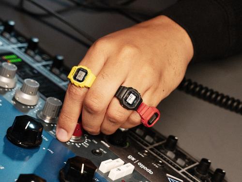 Casio G-Shock nano limited keltainen sormuskello 