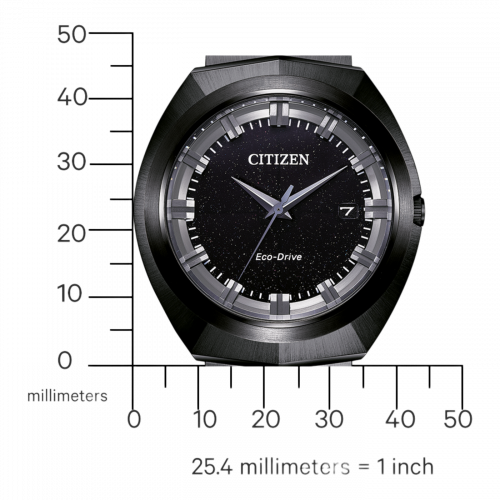 Citizen Eco-Drive musta 360 päivän käyntivara