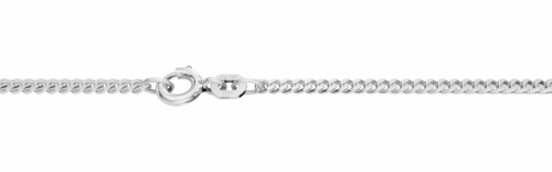 Hopeinen riipusketju panssari 42cm 2,1mm