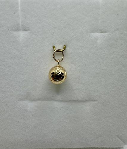 Kultainen maskottiriipus jalkapallo