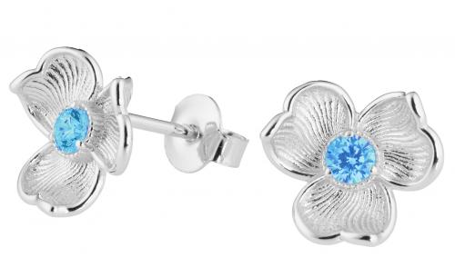 Lumoava ANNA -korvakorut, hopeaa