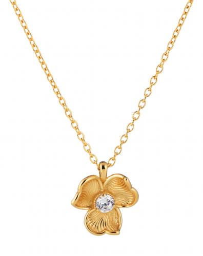 Lumoava ANNA -riipus kullattua hopeaa