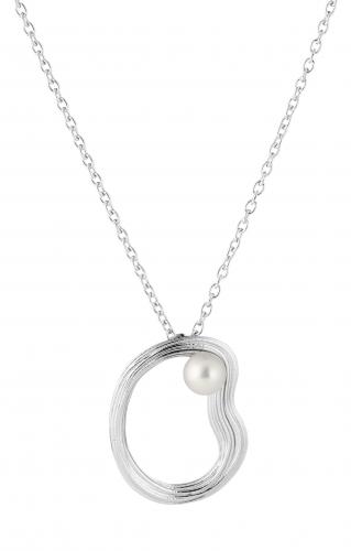 Lumoava UOMA -riipus, hopeaa