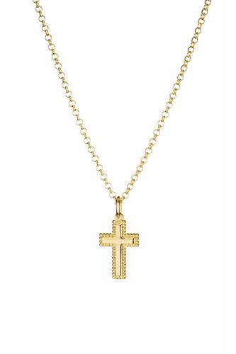 Lumoava Helmi hopearisti (kullattu)