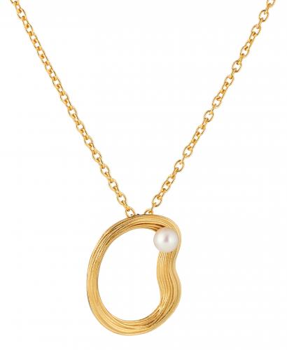 Lumoava Uoma -riipus, kullattua hopeaa