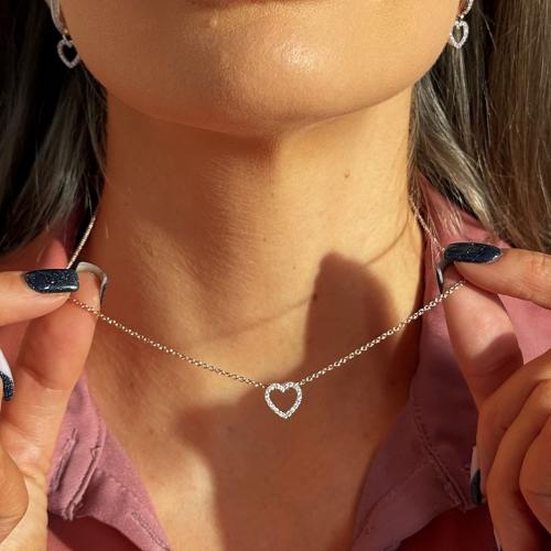 Marmara sydän-kaulakoru kullattu hopea