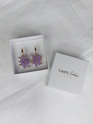 Pure Lavender korvakorut Laura Eveliina Design