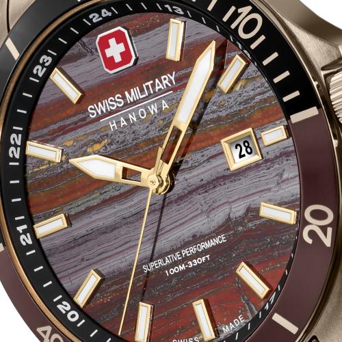 Swiss  Military Hanowa Flagship Tiger Iron L.E