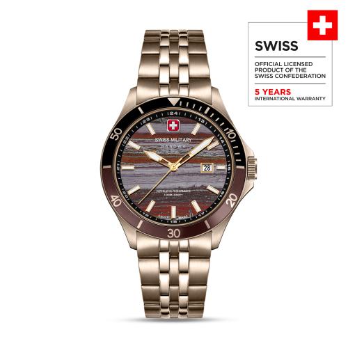 Swiss  Military Hanowa Flagship Tiger Iron L.E