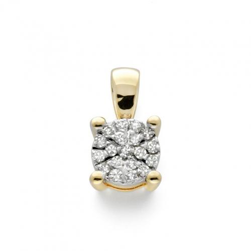 Timanttiriipus 18k 0,07ct wsi 