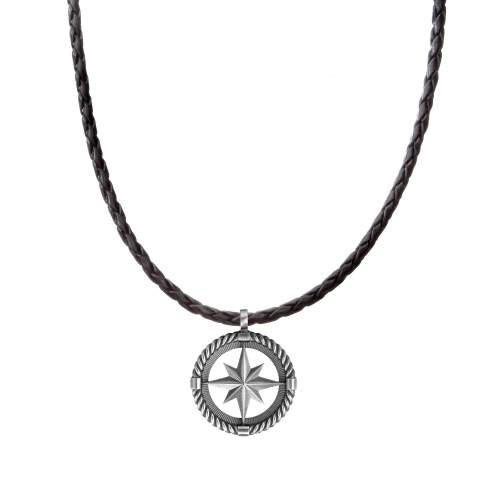 Lumoava Toivo-riipus nahkanauhalla