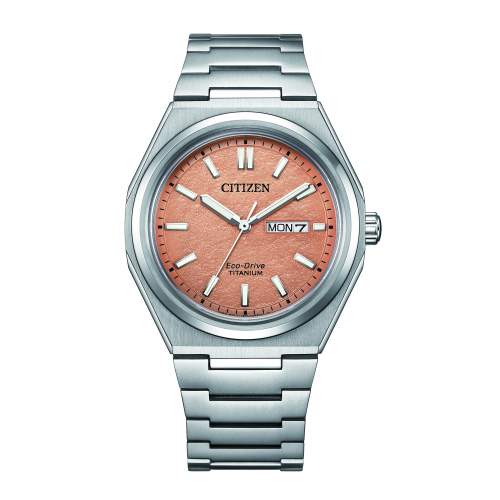 Citizen Eco-Drive lohenpunainen taulu