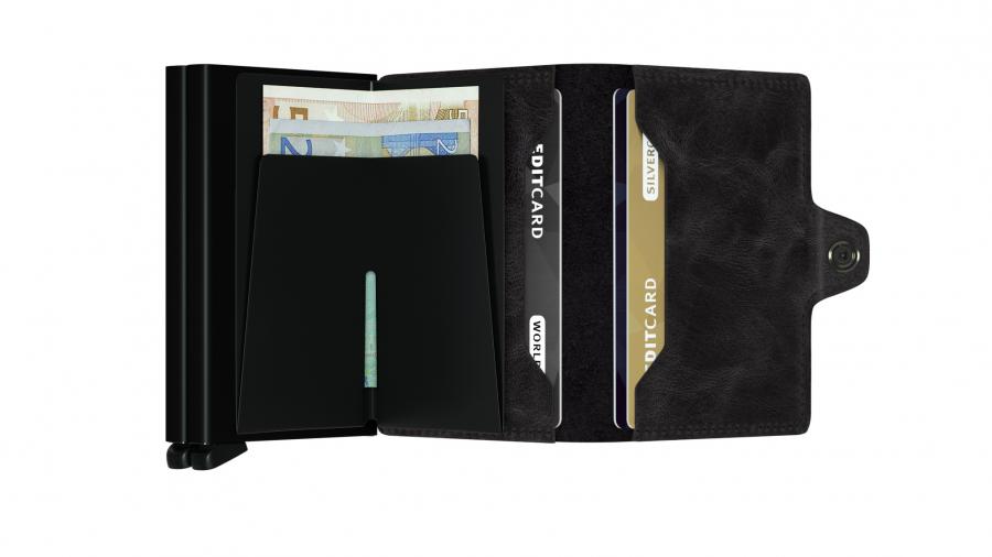 Secrid twinwallet vintage musta 