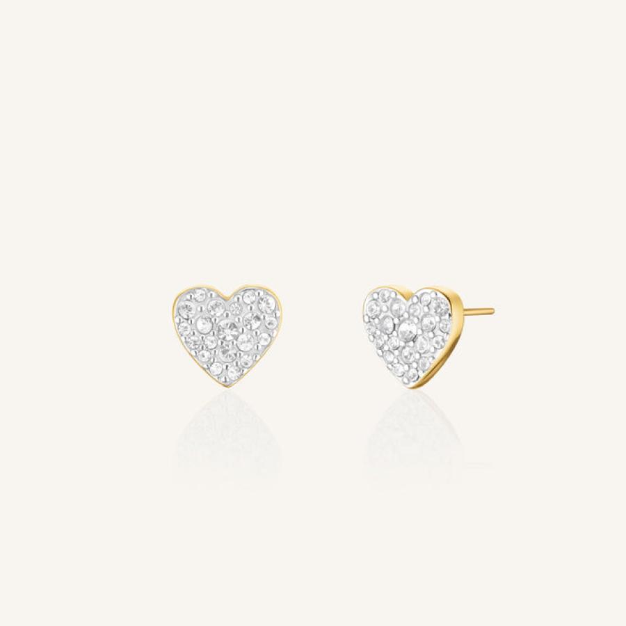 Rosefield korvakorut Pave Hearts