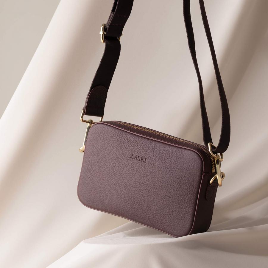 Aarni  olkalaukku (Burgundy/hopea - Anniversary Edition) 