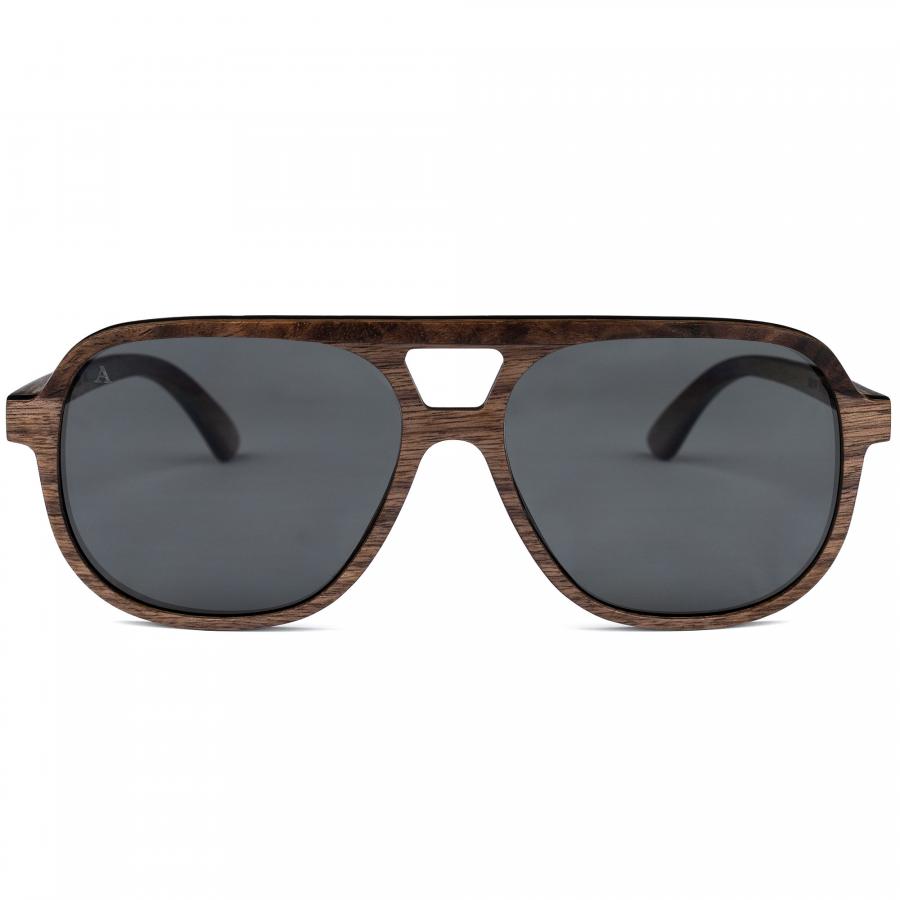 Aurinkolasit Lancer - Pähkinäpuu (polarisoidut linssit) 