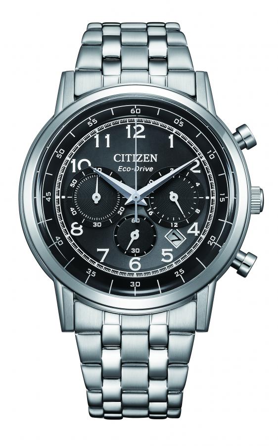 Citizen Eco-Drive krono musta