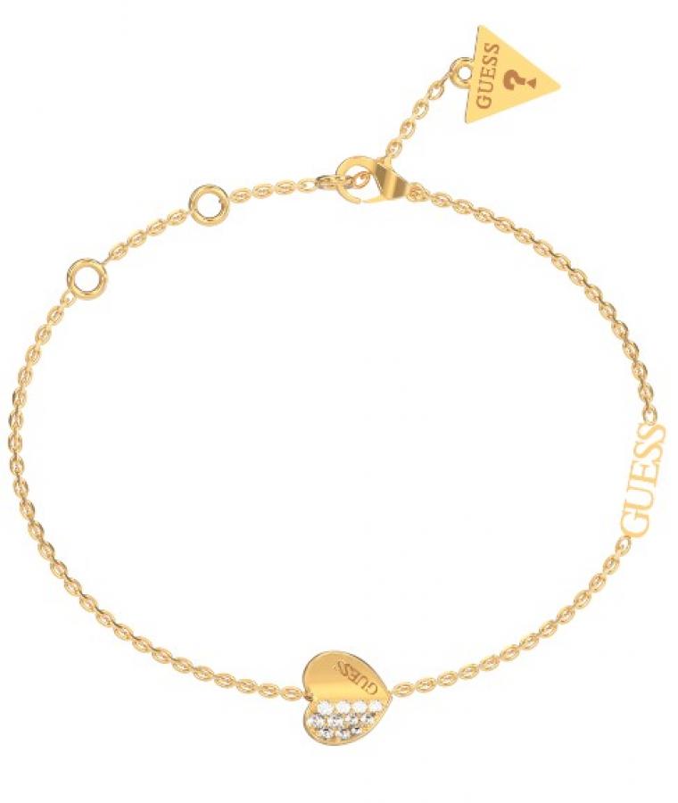 Guess Plain&Pave Heart kullattu rannekoru