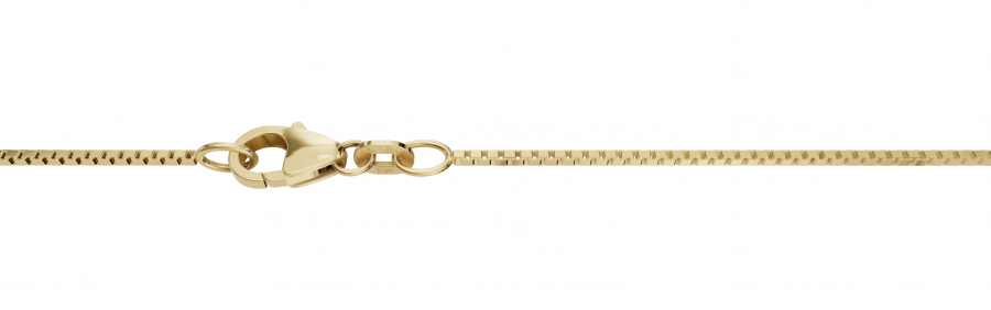 Keltakultainen riipusketju venetsia 9kar 45cm 