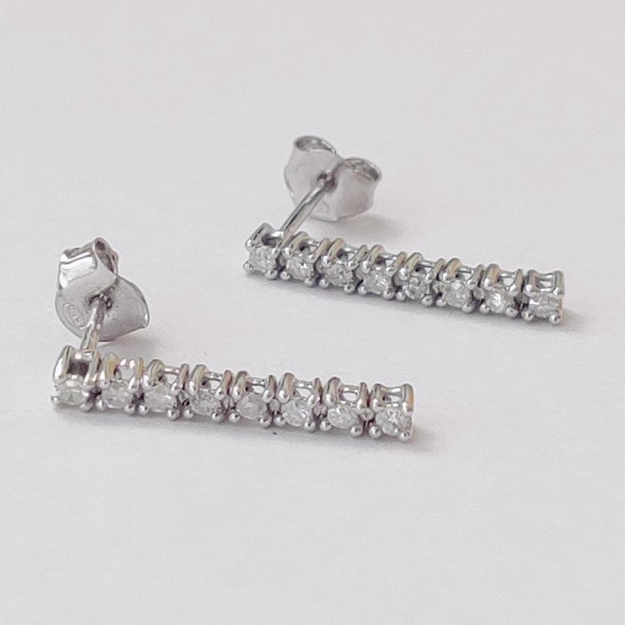 Kohinoor valkokultaiset timanttikorvakorut 0,26ct