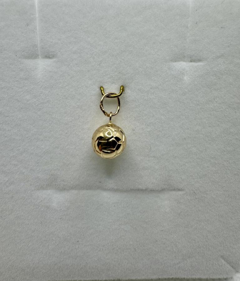 Kultainen maskottiriipus jalkapallo