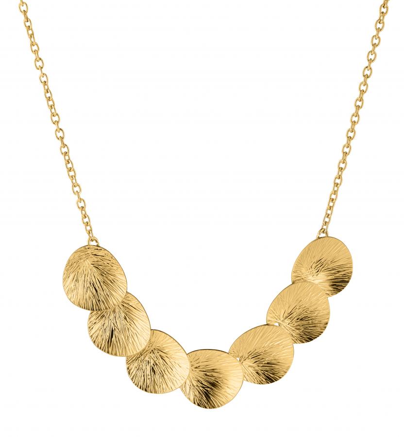 Lumoava LILY kaulakoru, kullattua hopeaa