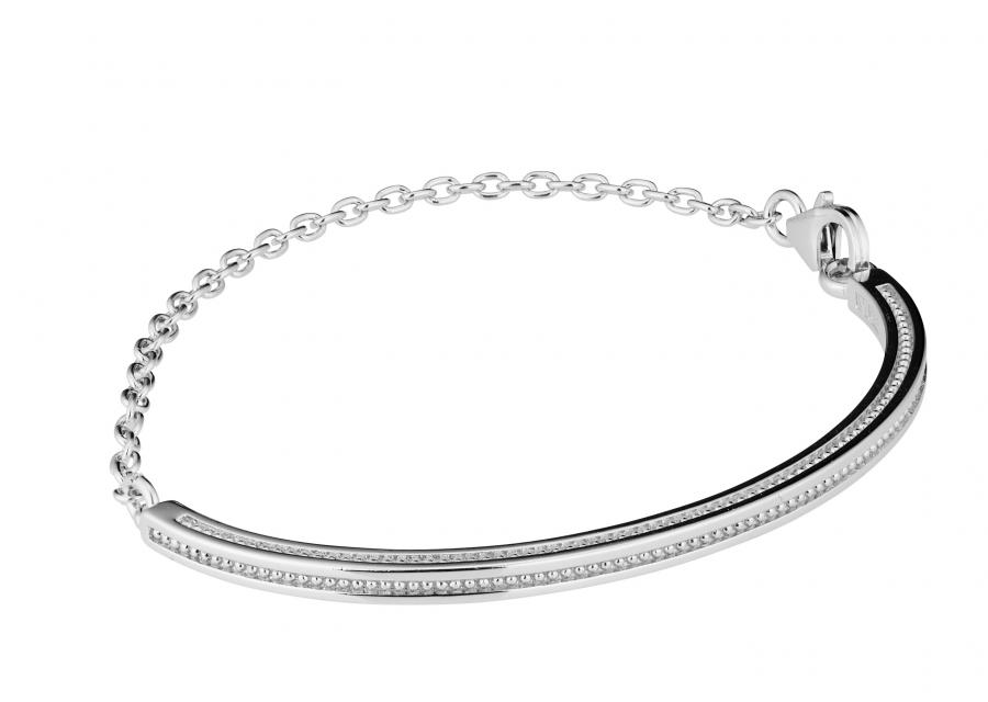 Lumoava Aina -rannerengas, hopeaa