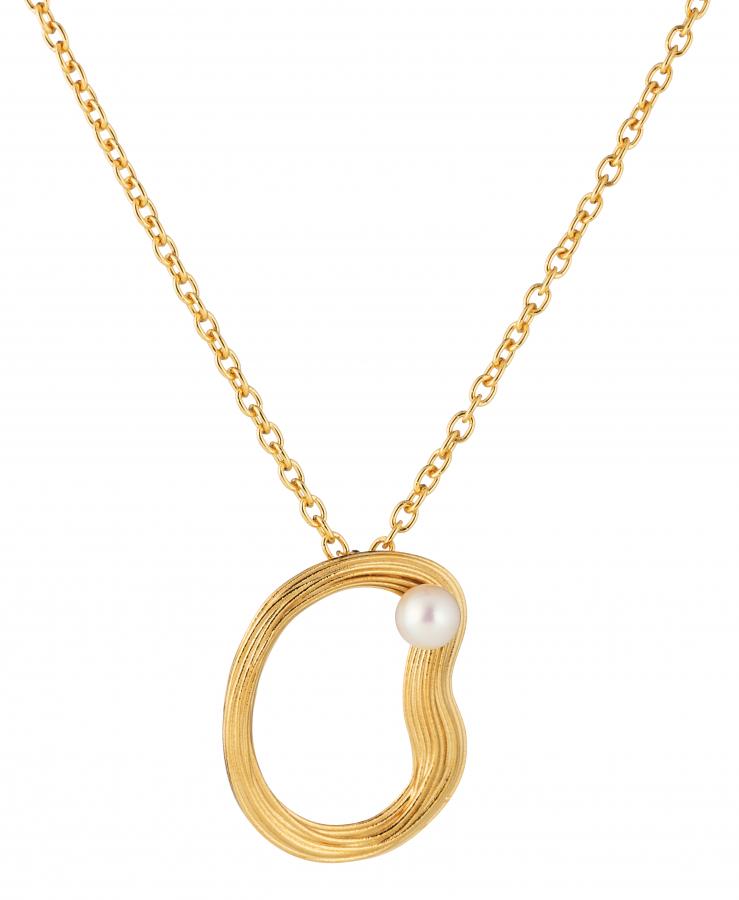 Lumoava Uoma -riipus, kullattua hopeaa