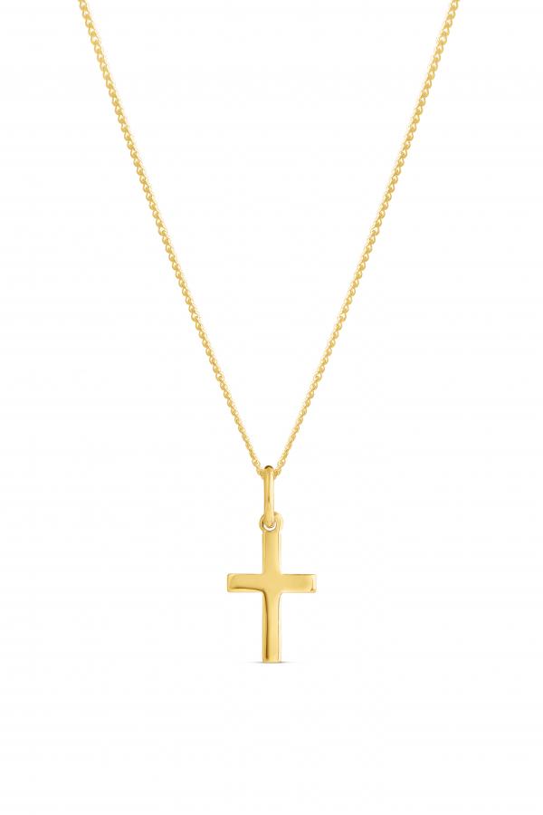 Ristiriipus sileä kullattu