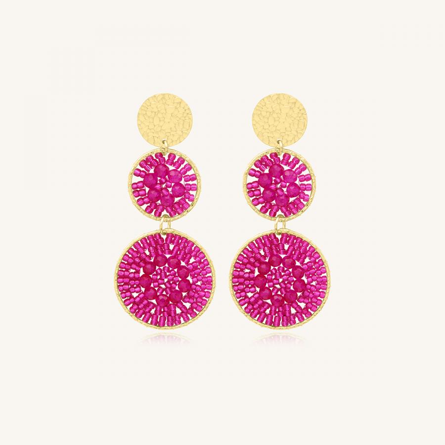 Santibe korvakoru Santiago Fuchsia