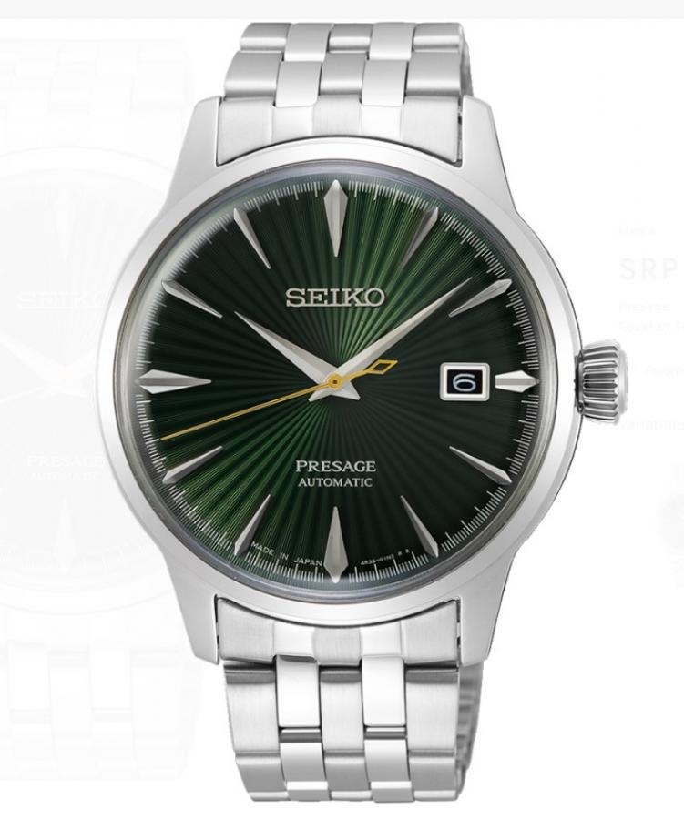 Seiko Presage automatic coctail vihreä taulu