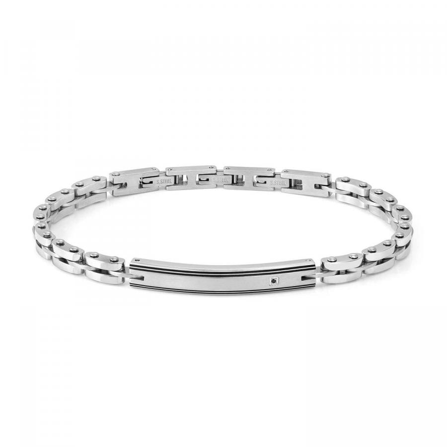 Nomination STRONG DIAMOND GEOMETRIC teräsrannekoru