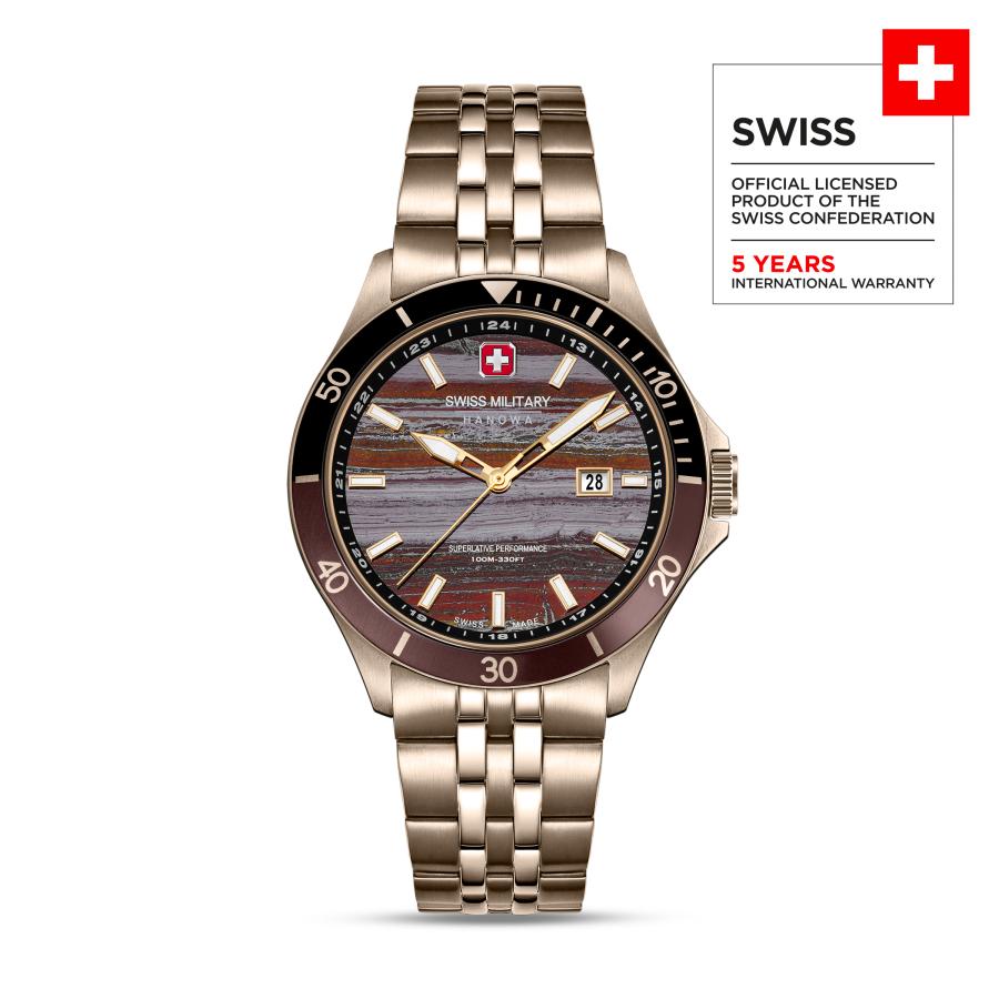 Swiss  Military Hanowa Flagship Tiger Iron L.E